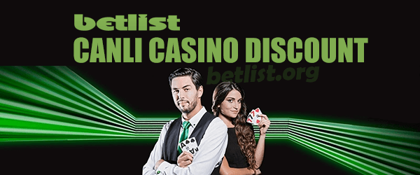 Betlist Canlı Casino Discount