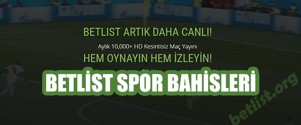 Betlist Spor Bahisleri